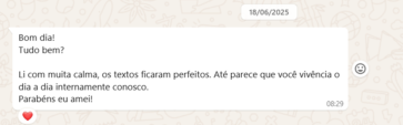 Depoimento de cliente sobre a consultoria de marketing digital da Bárbara Fowler